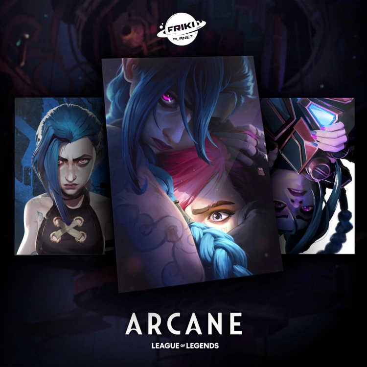 ARCANE LEAGUE OF LEGENDS_BANNER_01 Arcane - Set x3 - .900