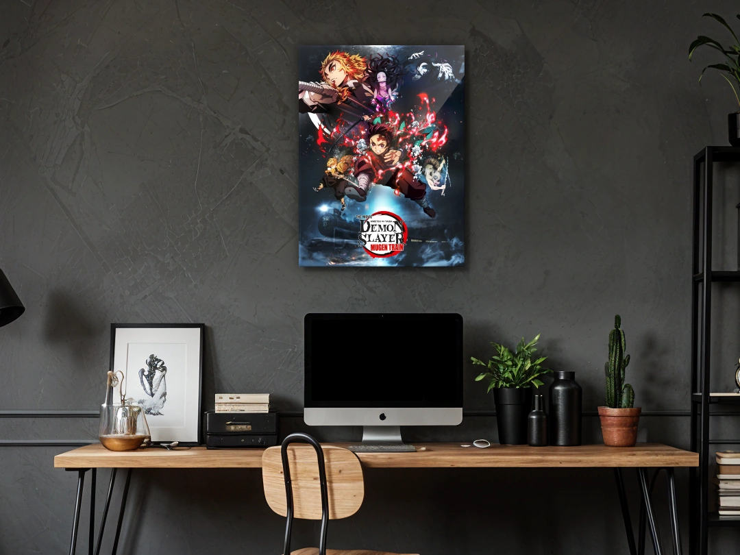DEMON SLAYER MUGEN GLOSS 80X60 Demon Slayer - Mugen Train