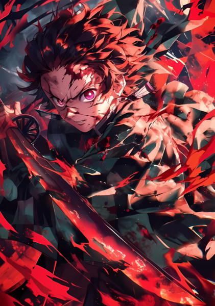 DEMON SLAYER_TANJIRO_34X49 Demon Slayer – Tanjiro