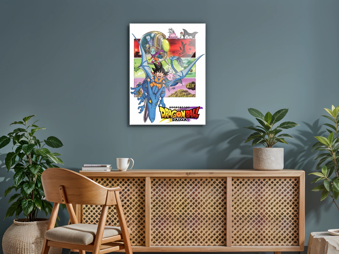 DRAGON BALL DAIMA 2 GLOSS 80X60 Dragon Ball Daima – Adventure