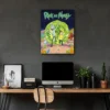 RICK & MORTY 2 MATE 80X60 Rick & Morty