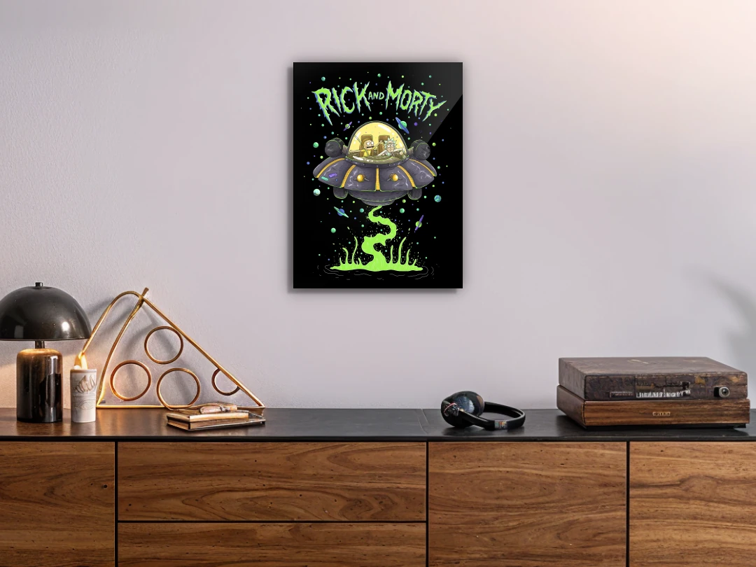 RICK & MORTY COLORS 1 GLOSS 80X60 Rick & Morty – Spaceship