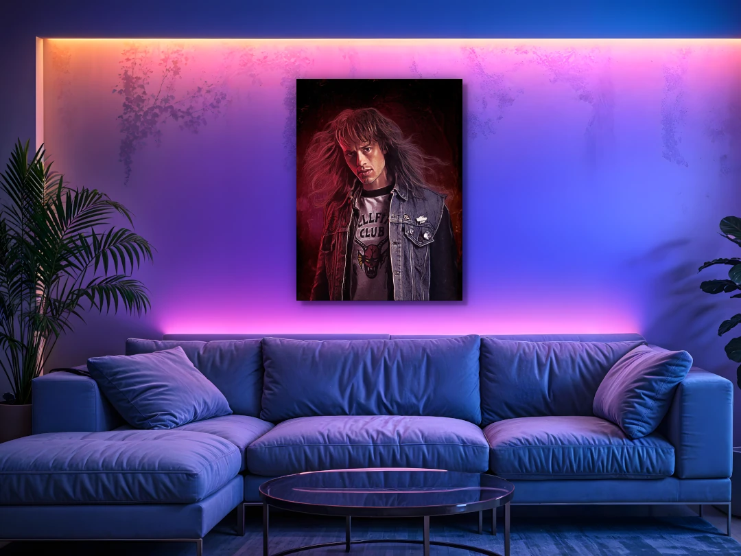 STRANGER THINGS EDDIE 01 MATE 80X60 Stranger Things - Eddie